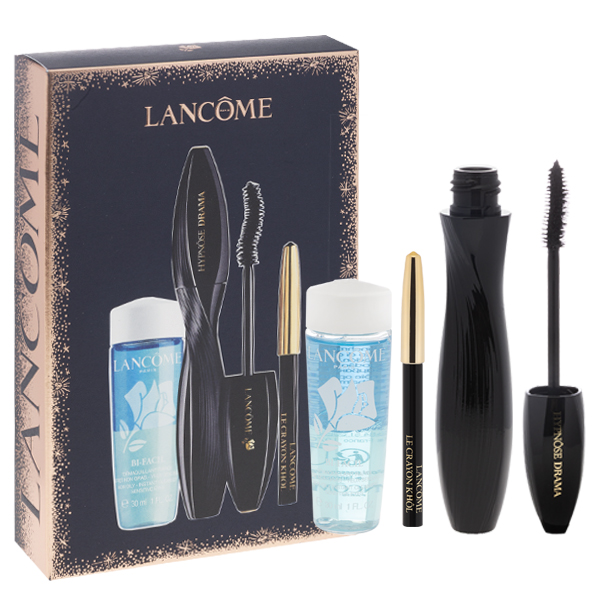 LANCOME Zestaw Kosmetyków Tusz Hypnose Drama + Bifacil Płyn Micelarny + Mini Kredka do Oczu