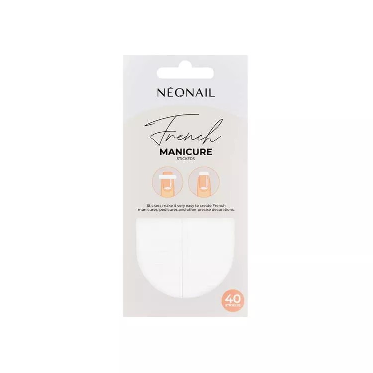 Neonail Szablony do French Manicure 02 40 Sztuk