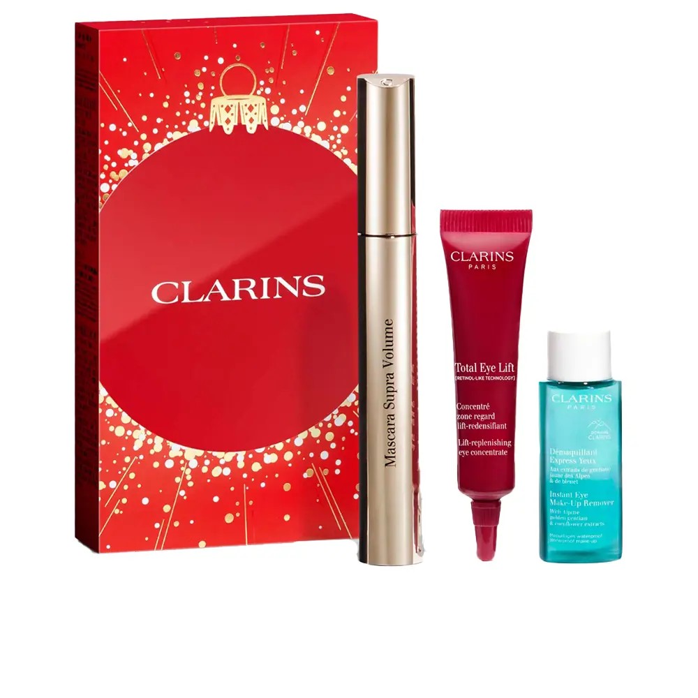 Clarins Zestaw Prezentowy Tusz do Rzęs + Krem pod Oczy + Płyn do Demakijażu