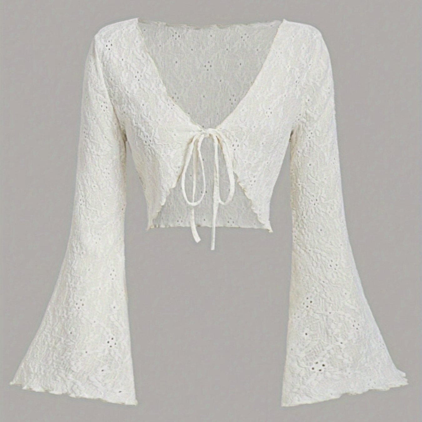 TEMU Modny i uniwersalny damski kardigan z rozpinaną klapką, długi rękaw, idealny na wiosnę, i jesień