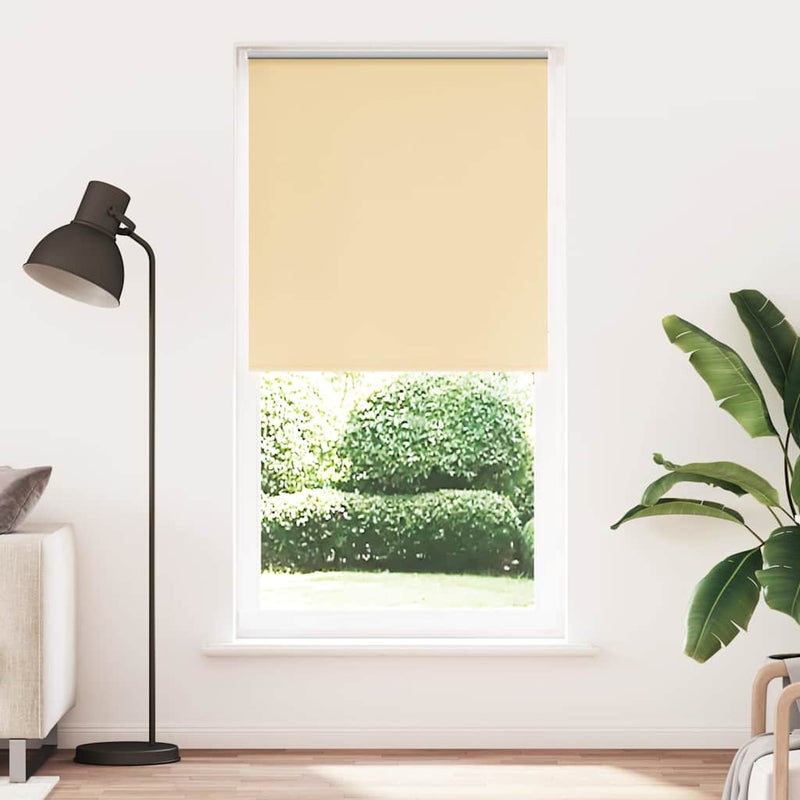 Roleta zaciemniająca beżowa 110x210cm Szerokość tkaniny 105,7cm vidaXL