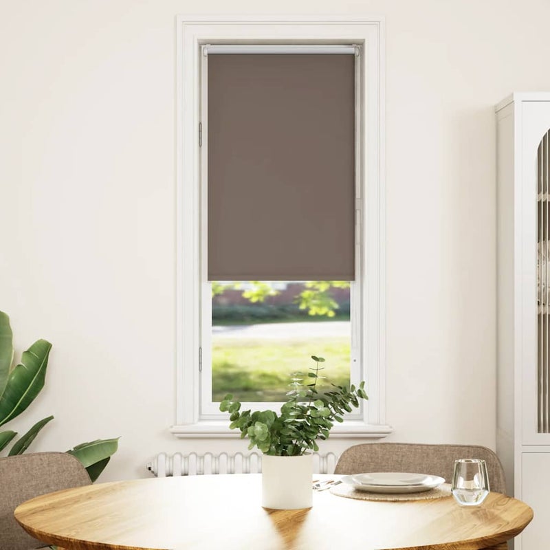 Roleta zaciemniająca kawowa 45x175 cm Szerokość tkaniny vidaXL