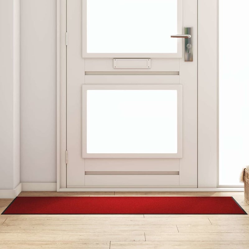 Dywanik wejściowy Inny Czerwony i Czarny 60 x 180 cm vidaXL