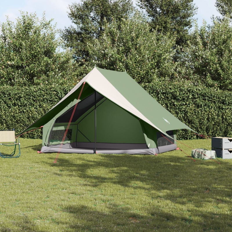 Namioty z dachem Zielony 256 x 266 x 185 cm Poliester
