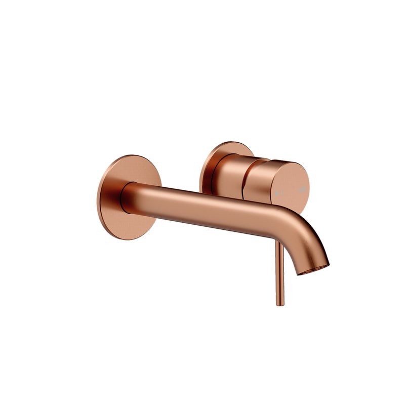 Bateria umywalkowa podtynkowa ścienna Flint miedziany Armatura Kraków