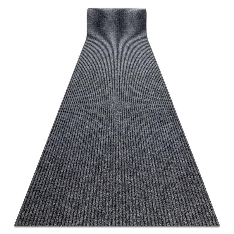 Wycieraczka antypoślizgowa 100 cm GIN 2126 liverpool zewnętrzna, wewnętrzna, na gumie - szary 100x920 cm