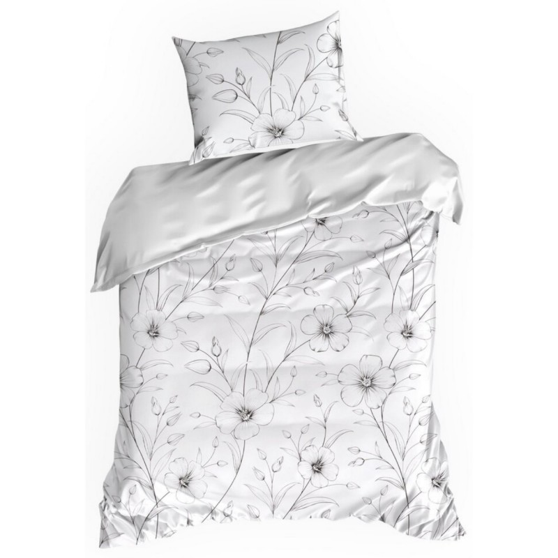 Pościel SPRING/64 kwiaty 140x200 cm bawełna