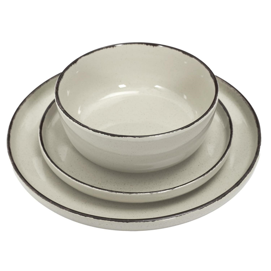 Zestaw obiadowy Temp na 4 osoby beżowy 5905896148650