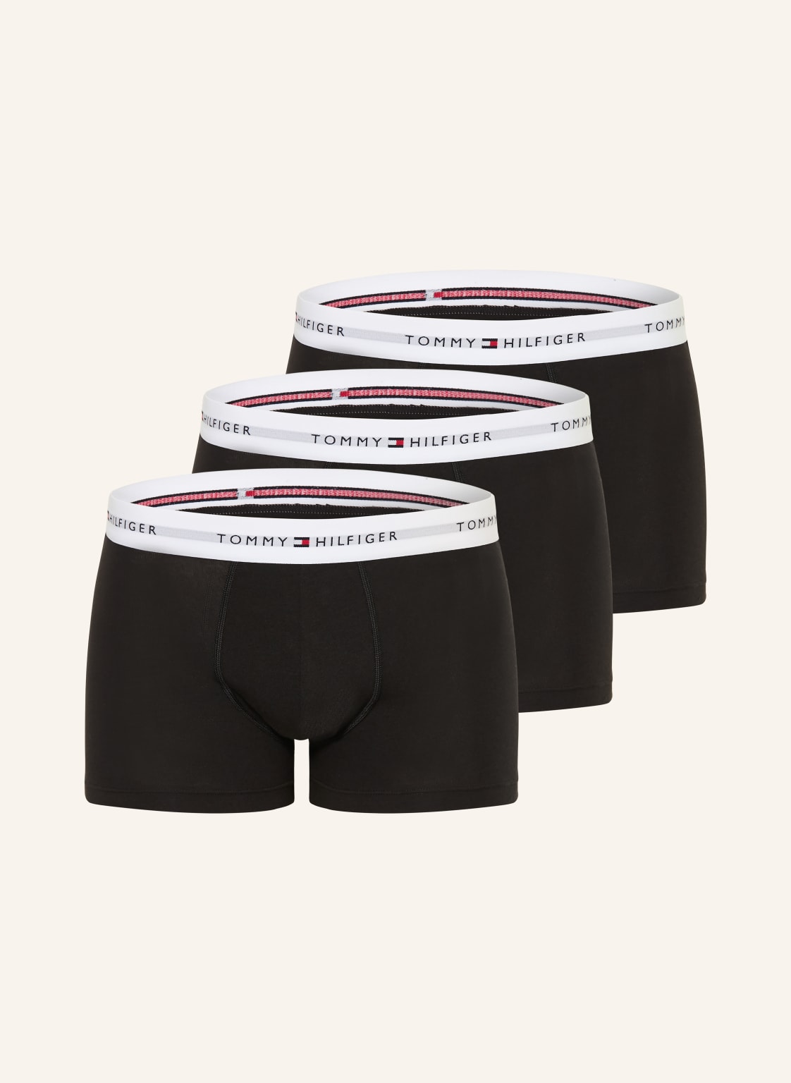Tommy Hilfiger 3-Pak Bokserek schwarz