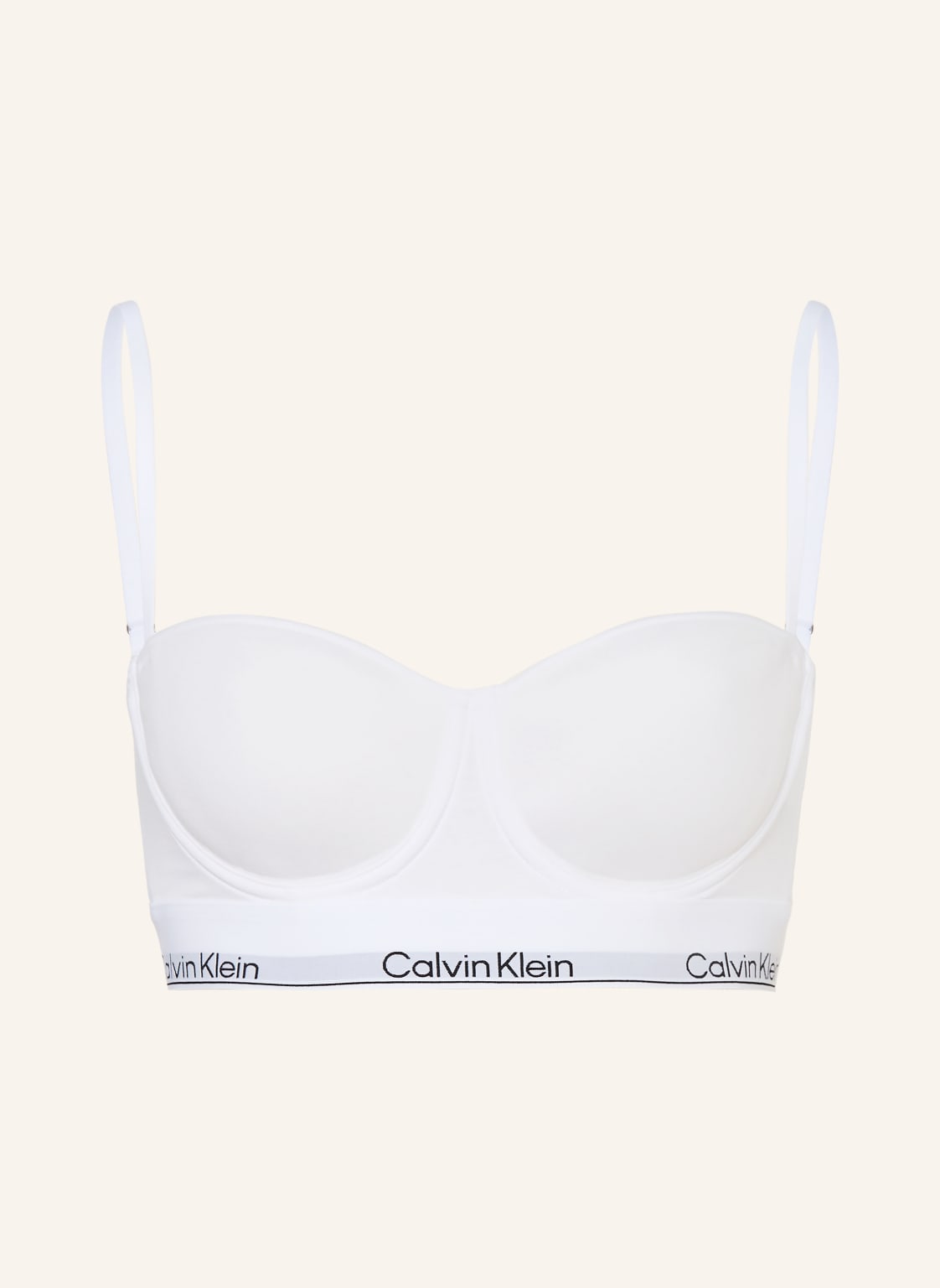 Calvin Klein Biustonosz Balkonetkowy weiss