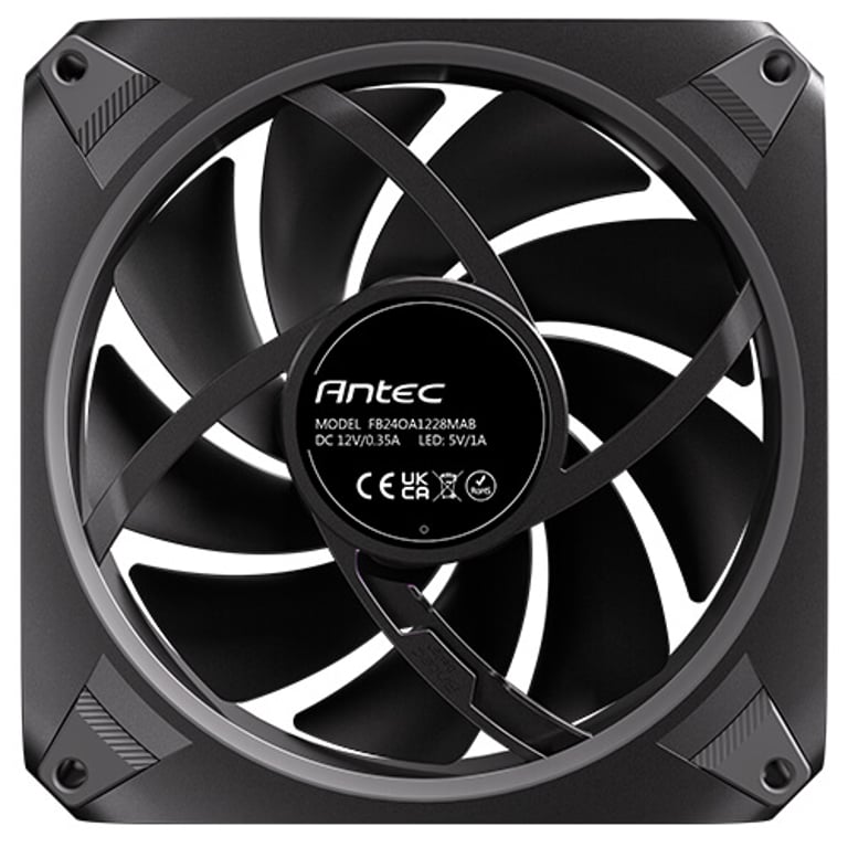 Antec Orbit 120 ARGB FAN Obudowa komputera Wentylator 12 cm Czarny 0-761345-40059-6