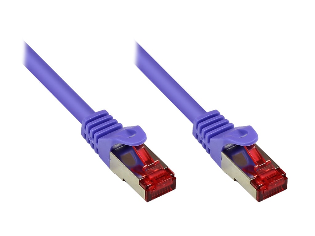 Alcasa 50m Cat6 kabel sieciowy Fioletowy S/FTP (S-STP) 8060-500V