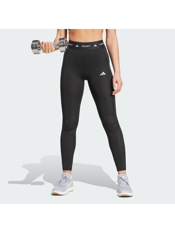 adidas Legginsy TECHFIT Stash Pocket IT2282 Czarny Slim Fit