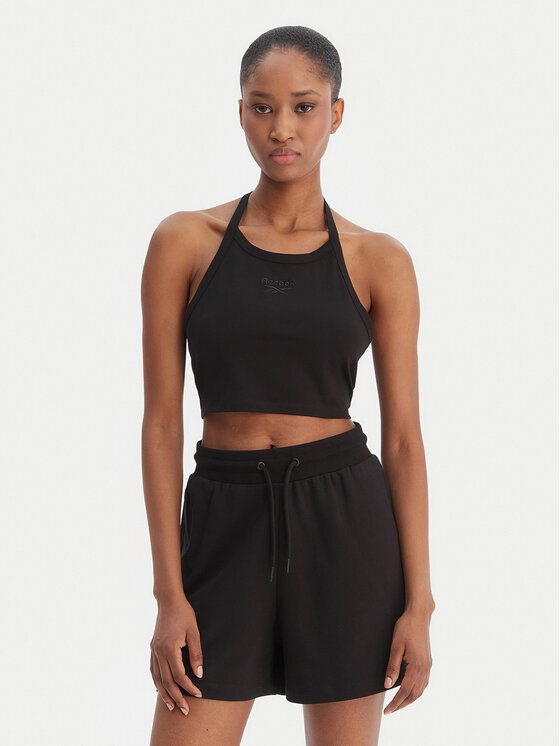 Reebok Top Tatianna RK25494CCW Czarny Slim Fit