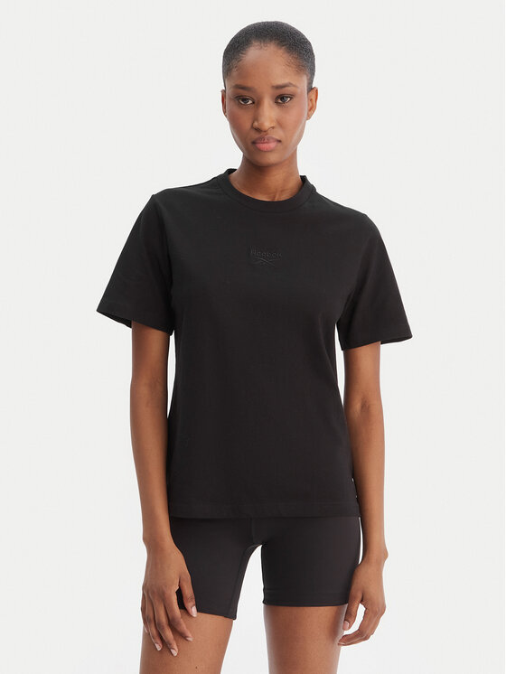 Reebok T-Shirt Ivanna RK25508CCW Czarny Regular Fit