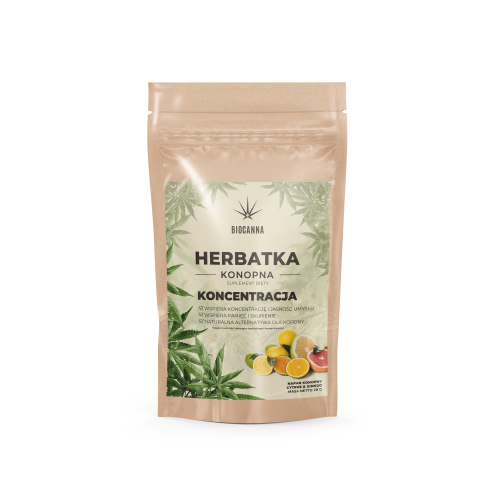 Herbata Konopna KONCENTRACJA 20g – Cytrus & Ginkgo