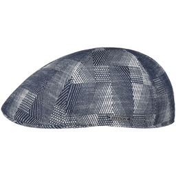 Kaszkiet Texas Cotton Jacquard by Stetson, biało-ciemnoniebieski, M (57-58 cm)