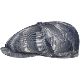 Kaszkiet Hatteras Cotton Jacquard by Stetson, biało-ciemnoniebieski, S (55-56 cm)