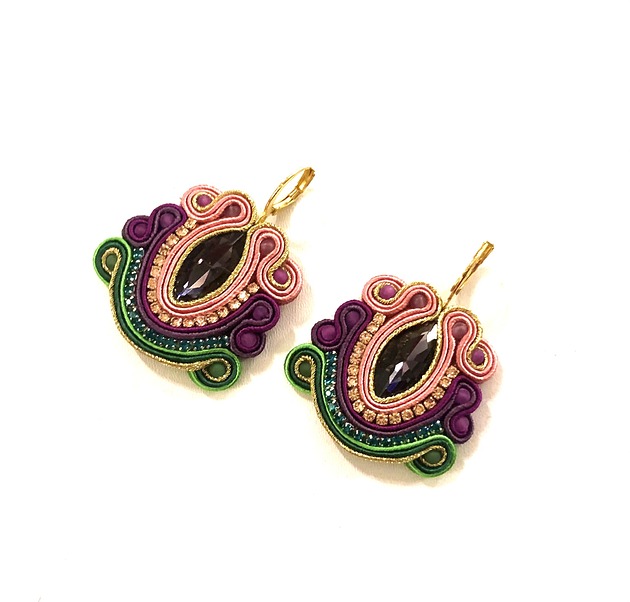 Sutaszowe kolczyki DJERBA