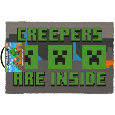 Wycieraczka PYRAMID Minecraft (Creepers Need Hugs) GP2400479 Wielokolorowy 40 x 60 cm