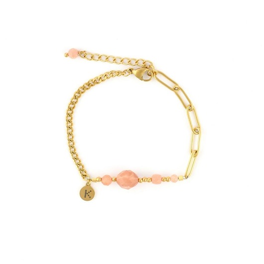 Bestseller! Bransoletka zodiakalna - Lew Pozłacana stal szlachetna