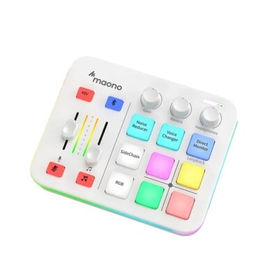 Kontroler do produkcji muzycznej i podcastów MAONO G1 Neo Biały G1 NEO WHITE