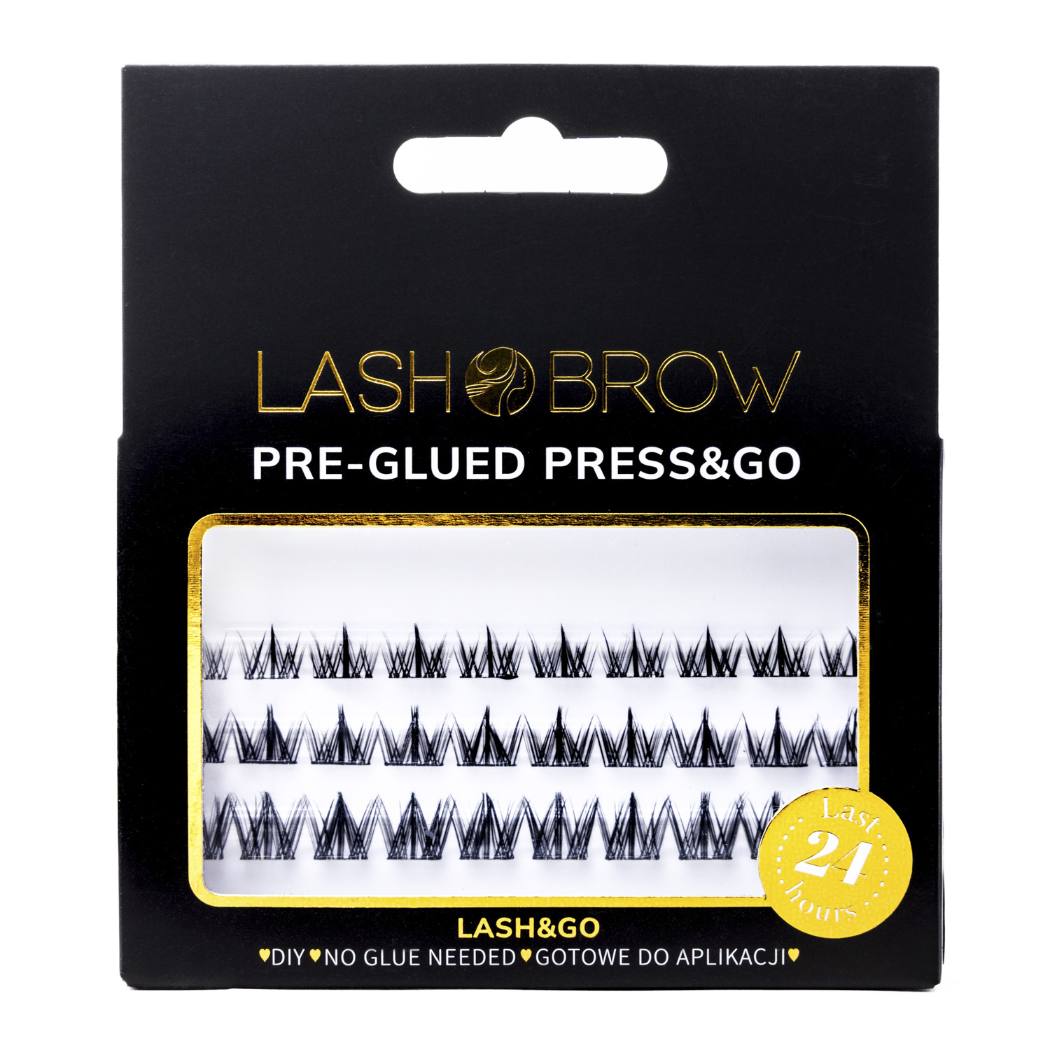 LASH BROW Press & Go Zestaw Kępek Samoprzylepnych Classy Night