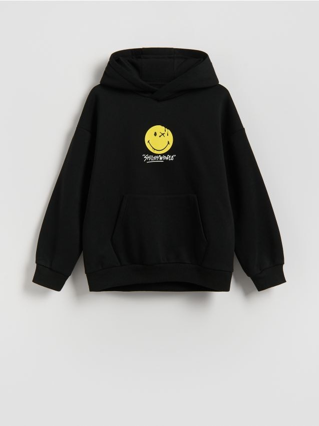Reserved - Bluza SmileyWorld® - czarny