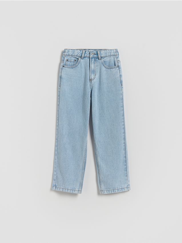 Reserved - Jeansy straight - niebieski