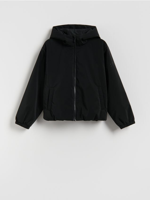 Reserved - Kurtka z kapturem - czarny