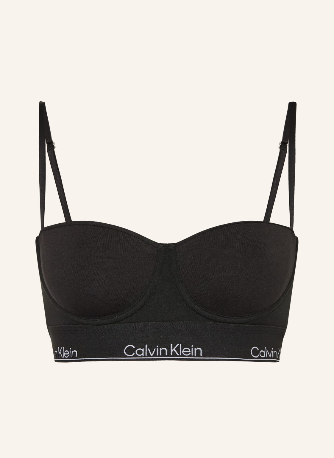 Calvin Klein Biustonosz Balkonetkowy schwarz