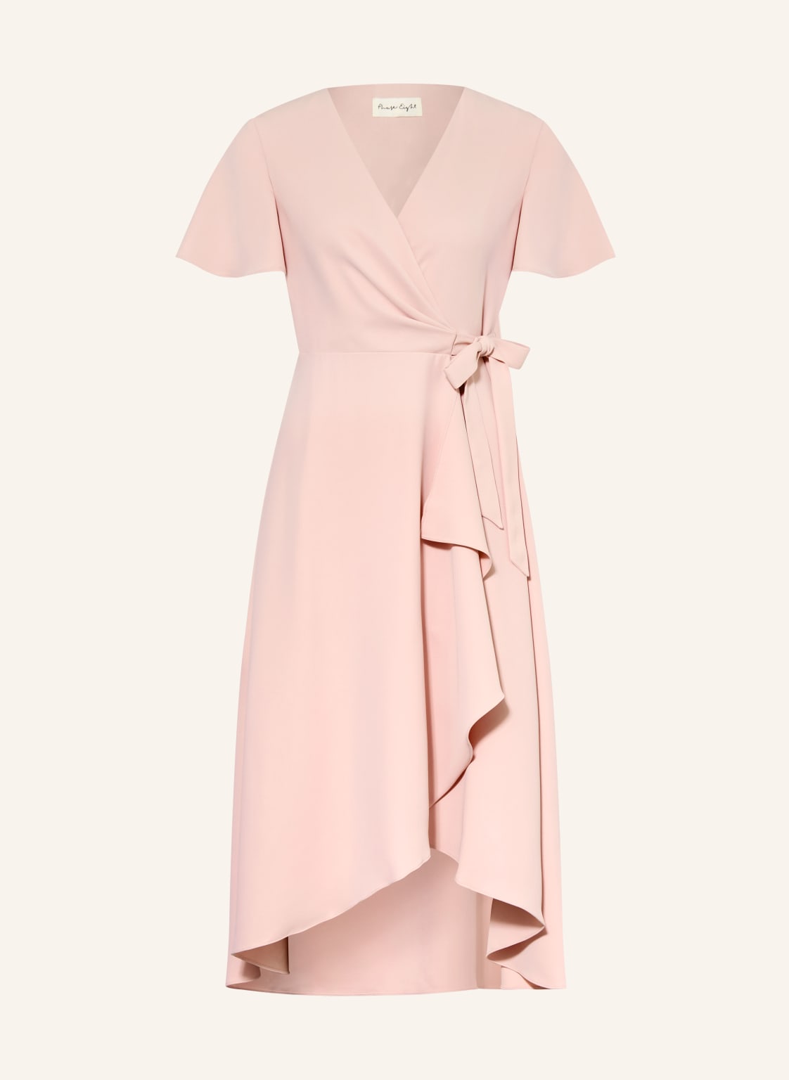 Phase Eight Sukienka Kopertowa Julissa Z Dżerseju Z Falbanami rosa