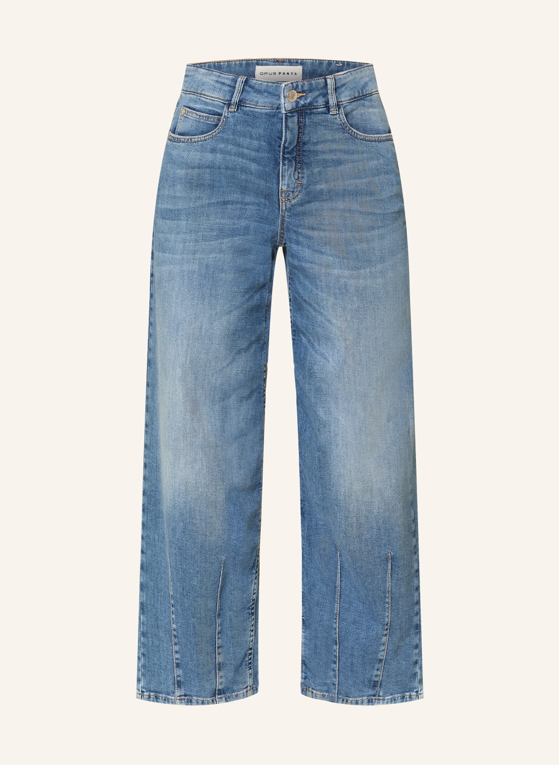Opus Pants Dżinsy Z Podwiniętymi Nogawkami Melly Twist blau