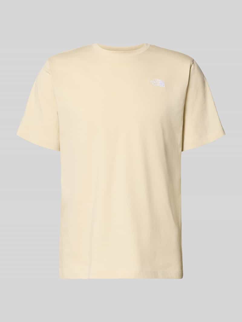 T-shirt z wyhaftowanym logo