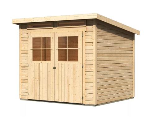 dom drewniany KARIBU GLUCKSBURG 4 (57743) natur LG3496