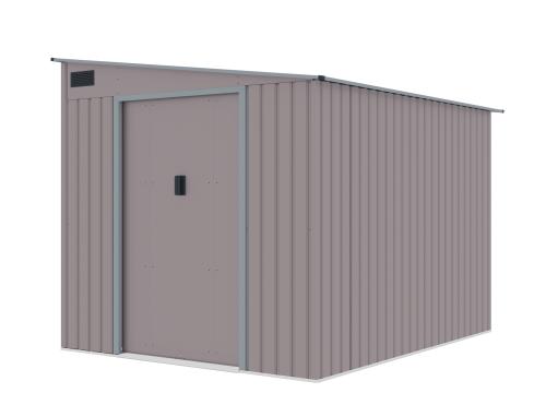 domek ogrodowy narzędziowy LANITPLAST WANDHAUS 78 WARM GREY LG4360