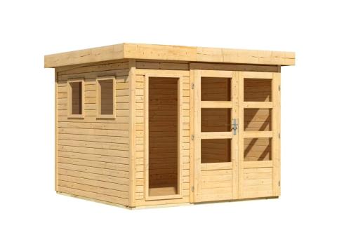 dom drewniany KARIBU LAHAR 3,5 (11504) natur LG4419