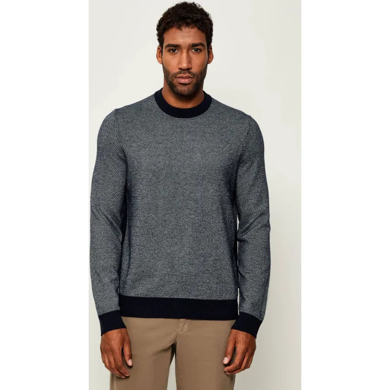 BOSS BLACK Wełniany sweter H-Hestro Regular Fit