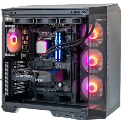 Komputer MAD DOG MASTERPIECE-A01WR32WP R7-7800X3D 32GB RAM 1TB SSD GeForce RTX5070 DLSS 4 Wi-Fi Windows 11 Professional