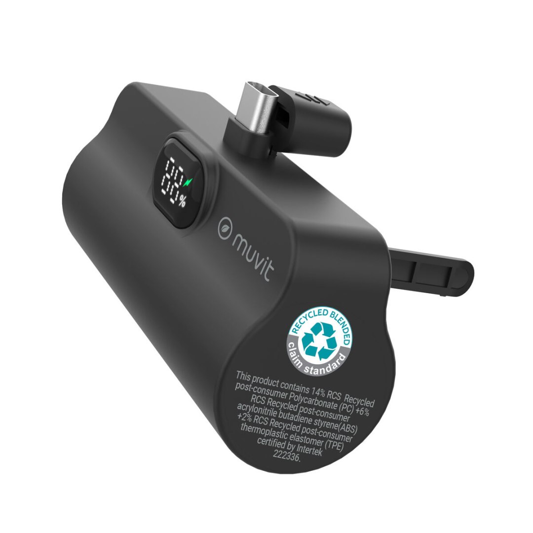 Muvit DP53D-R-PD 20W 5000 mAh Czarny