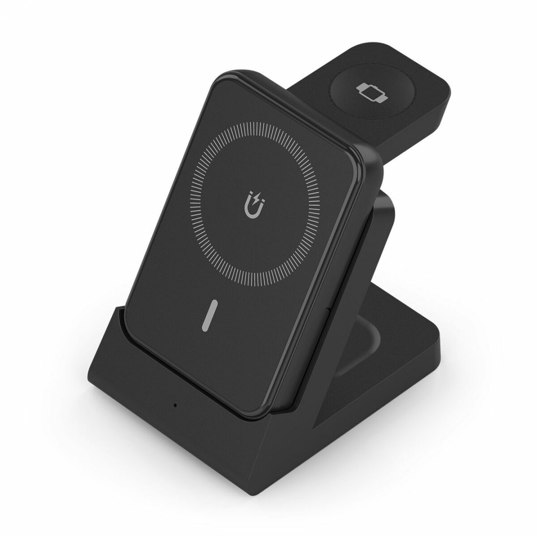 Bezprzewodowa Ładowarka Aisens USB-C 4IN1 15WACCS Czarny 15 W 50 W