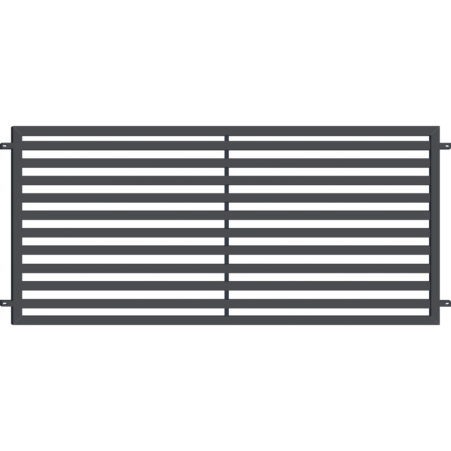 Polargos Przęsło Arizona antracyt mat 200 cm x 90 cm