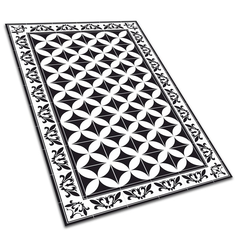 Dywan winylowy mozaika jasne kamienne płytki mata winylowa do kuchni elegancka 100x50 cm – Tulup