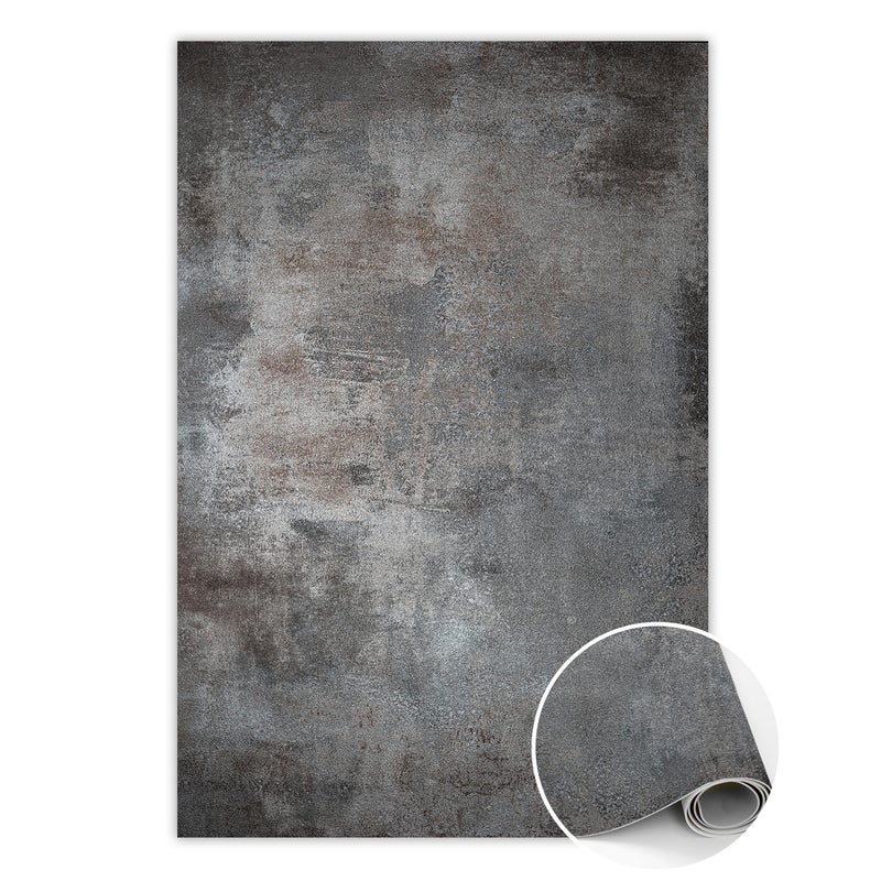 Dywan winylowy industrialny zardzewiała blacha, mata winylowa dekoracyjna do przedpokoju 120x180 cm – Tulup