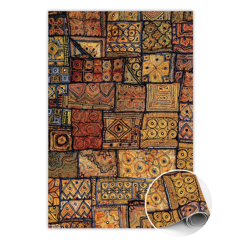 Mata winylowa marmurowa abstrakcja, dywan winylowy do salonu dekoracyjny 100x150 cm – Tulup