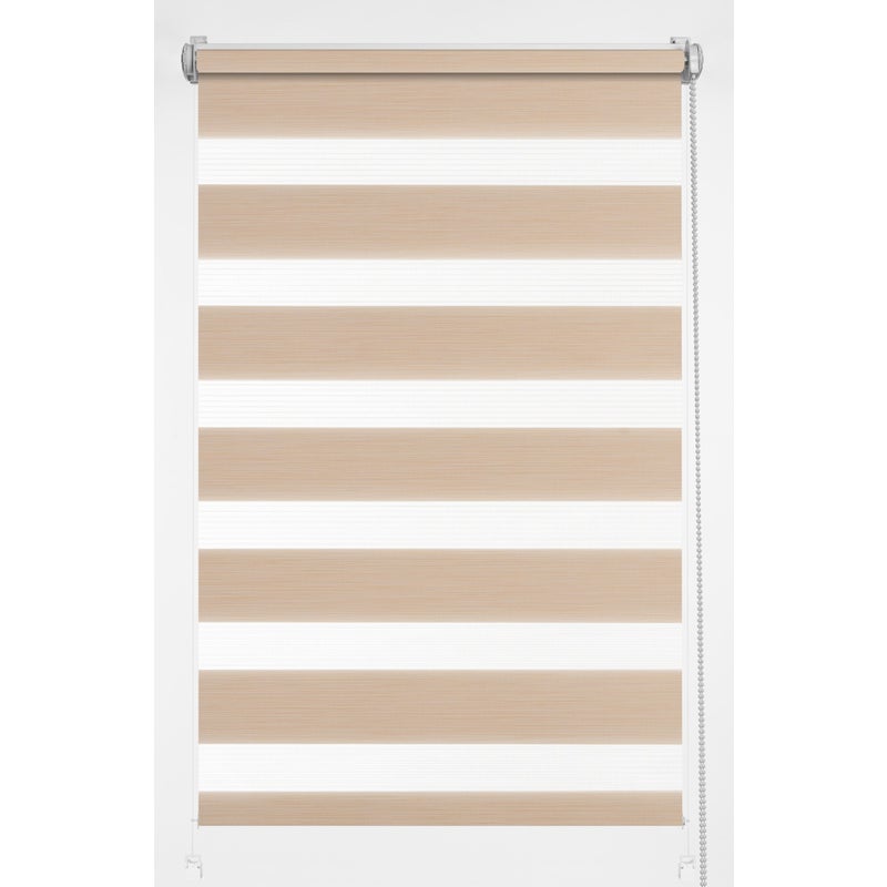 Roleta Dzień i Noc WOOD EFFECT 105X230 beżowa, 1 szt