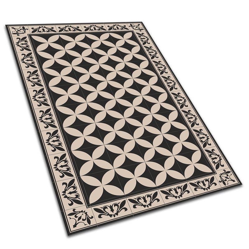 Dywan PCV hiszpańskie kafle klasyczny wzór mata winylowa do przedpokoju ozdobna 90x60 cm – Tulup