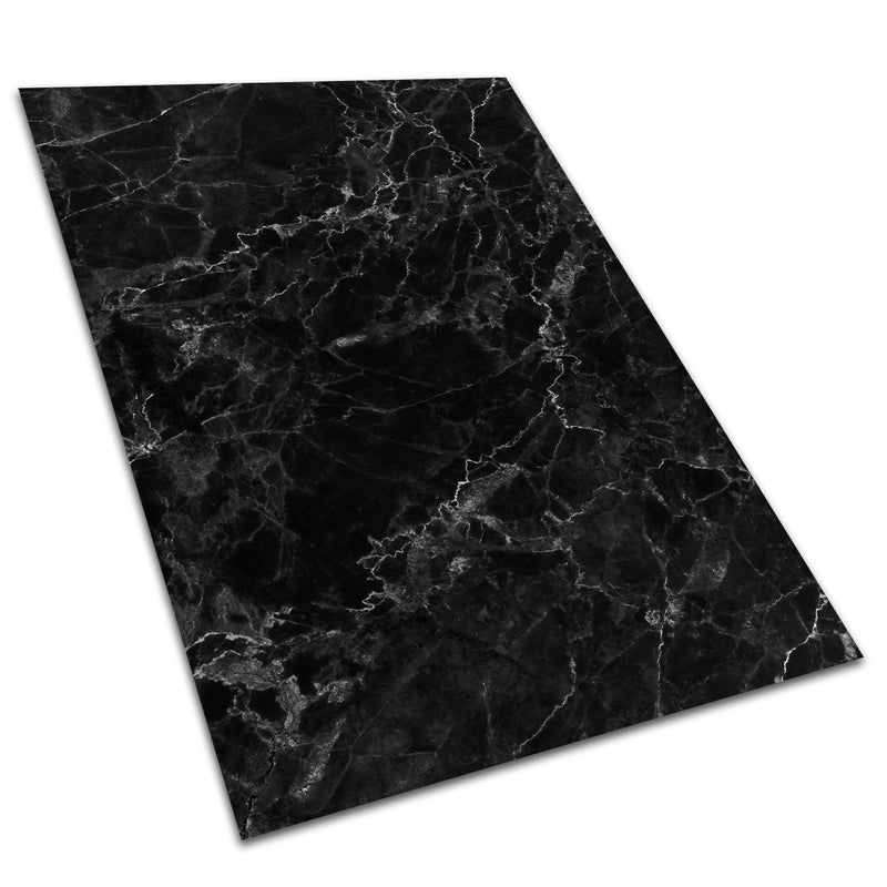 Dywan winylowy czarny marmur elegancki chodnik winylowy do kuchni luksusowy 150x225 cm – Tulup