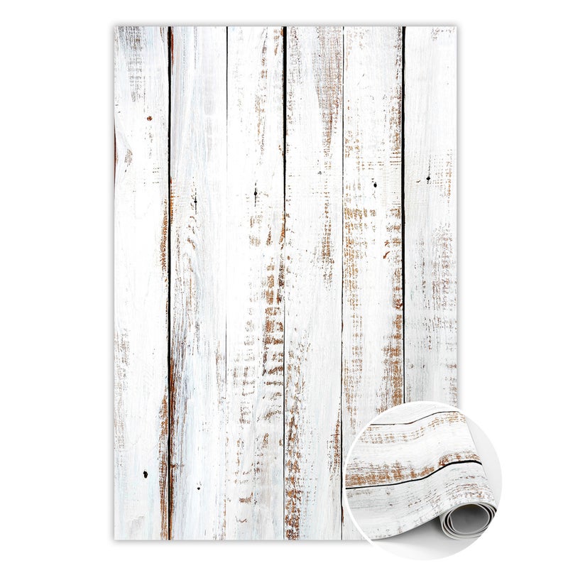 Dywan winylowy rustykalne drewno, mata winylowa naturalne deski do wnętrz 140x210 cm – Tulup