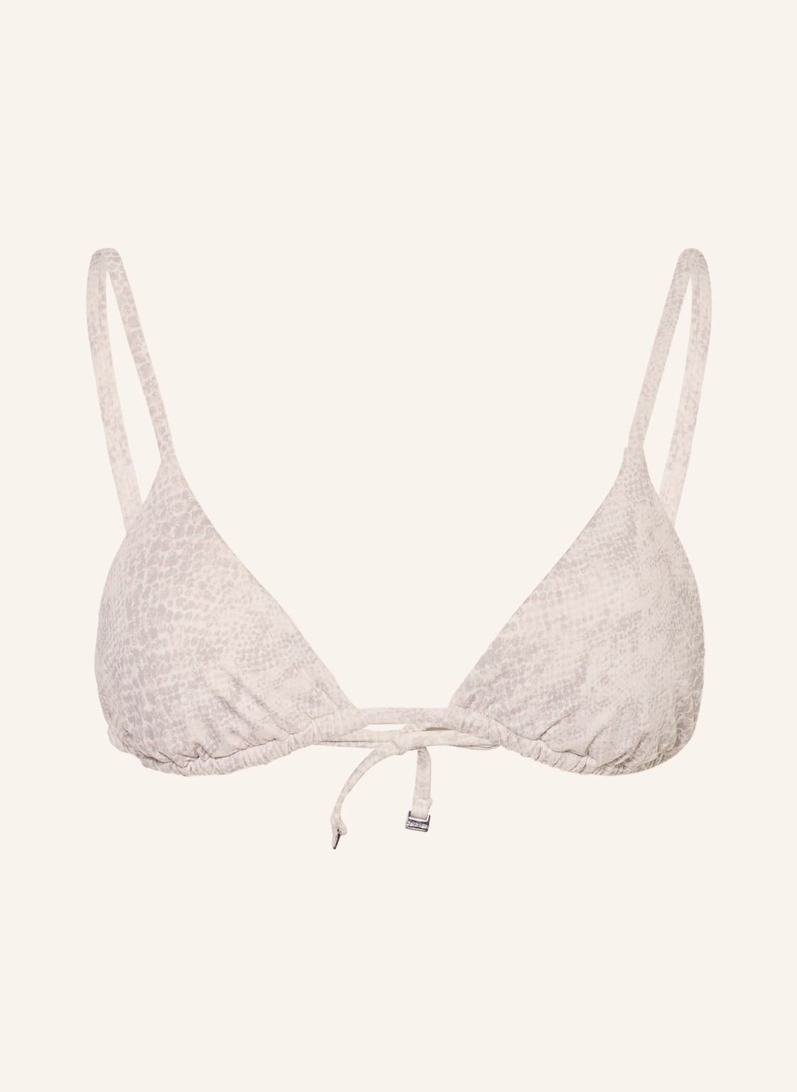 Calvin Klein Góra Od Bikini Trójkątnego beige